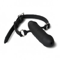 Dildo Gag Silicone Black